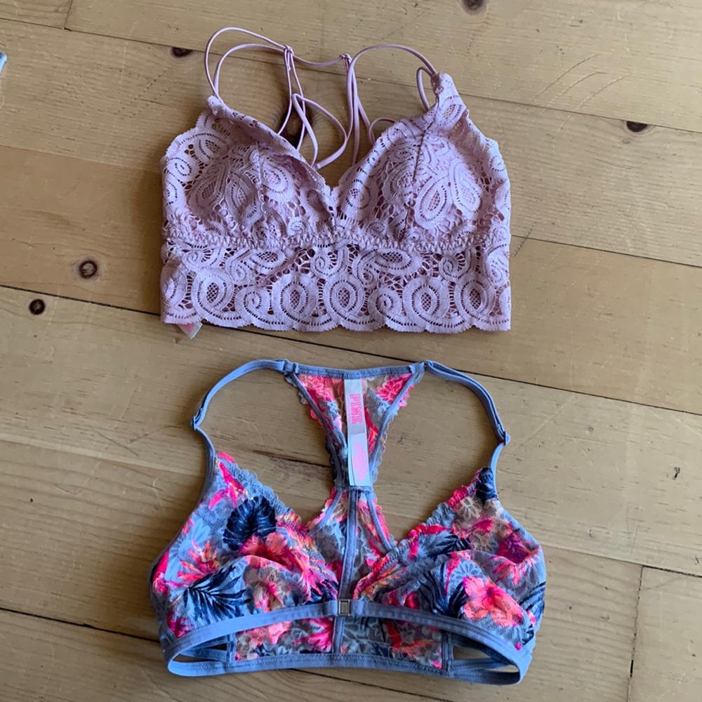 ▪️Two VS PINK bralettes